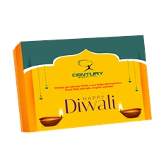 Corporate Diwali Gift Box 4 Sweet Compartments